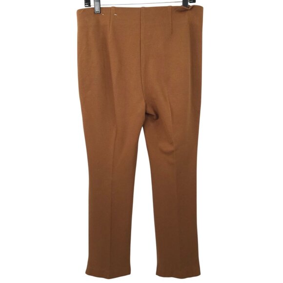 Chicos Pull On Pants Womens Size 1 Short US M/8 Stretch Slash Pockets Mid Rise - Picture 2 of 16